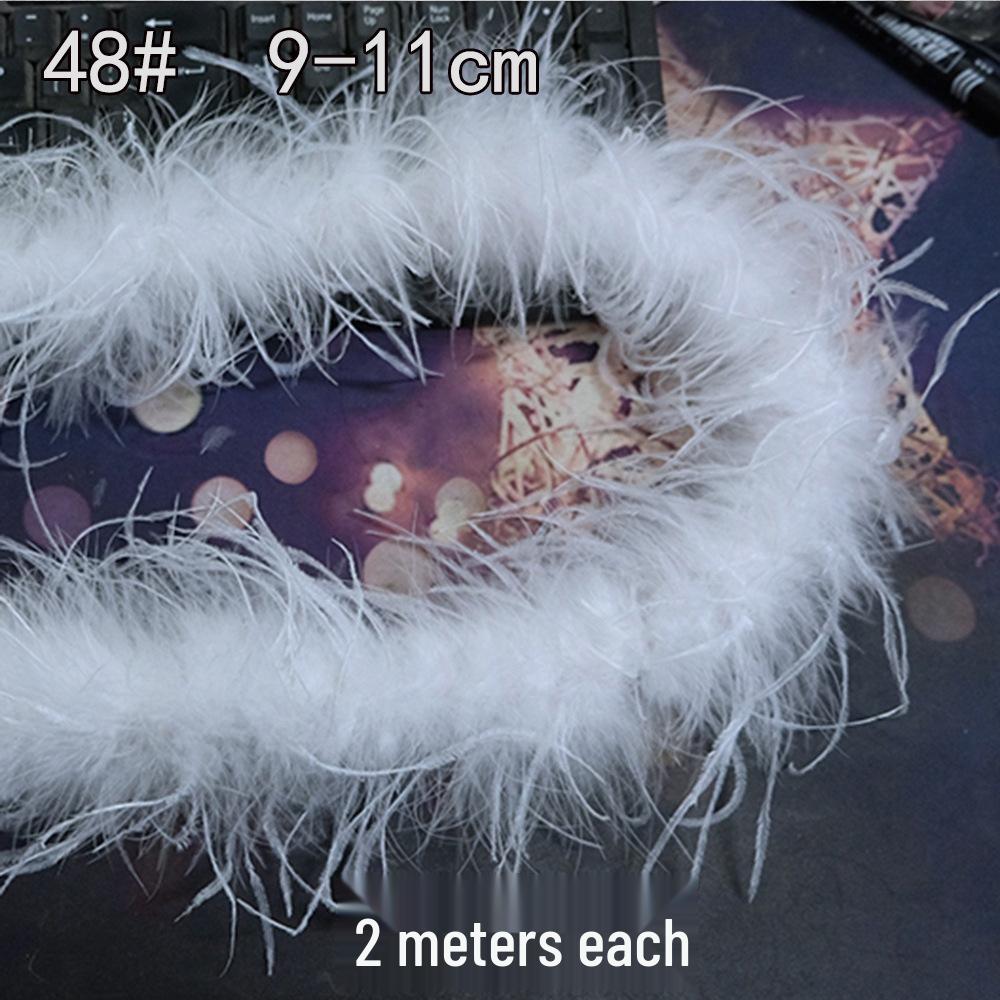 Weiße Feder Kollektion: DIY Handgemachte Bekleidungsaccessoires mit Gänse- und Truthahnfedern