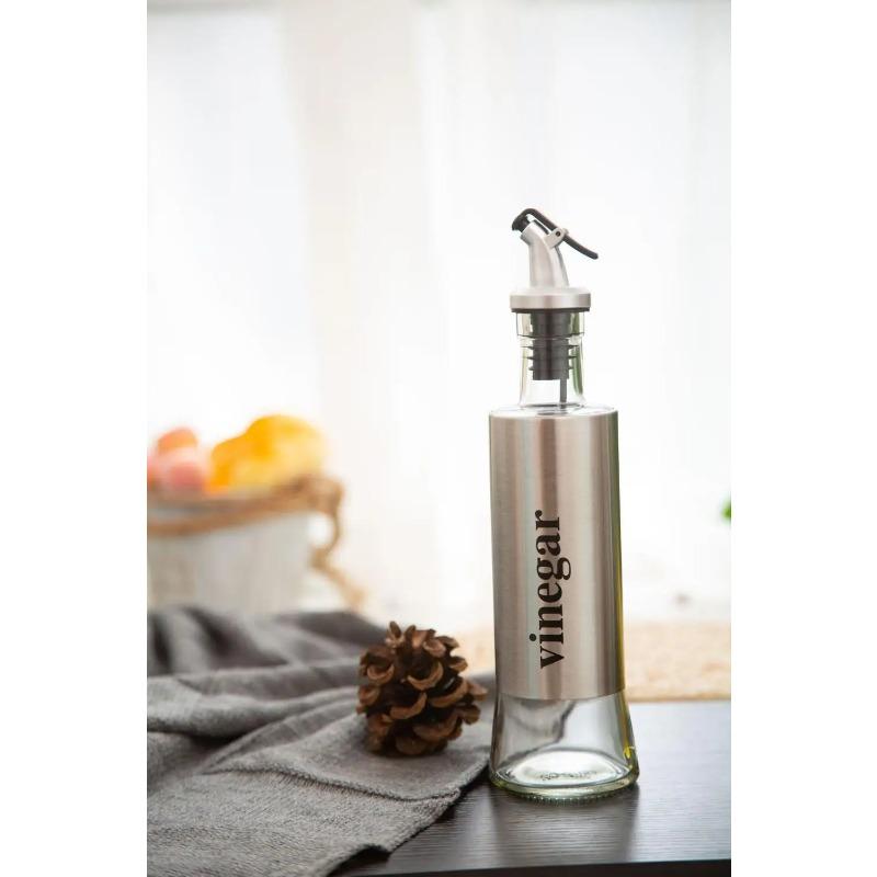 

Нержавеющая сталь герметичный соевый соус уксус масло графин диспенсер для хранения приправ стеклянная бутылка кухонные гаджеты