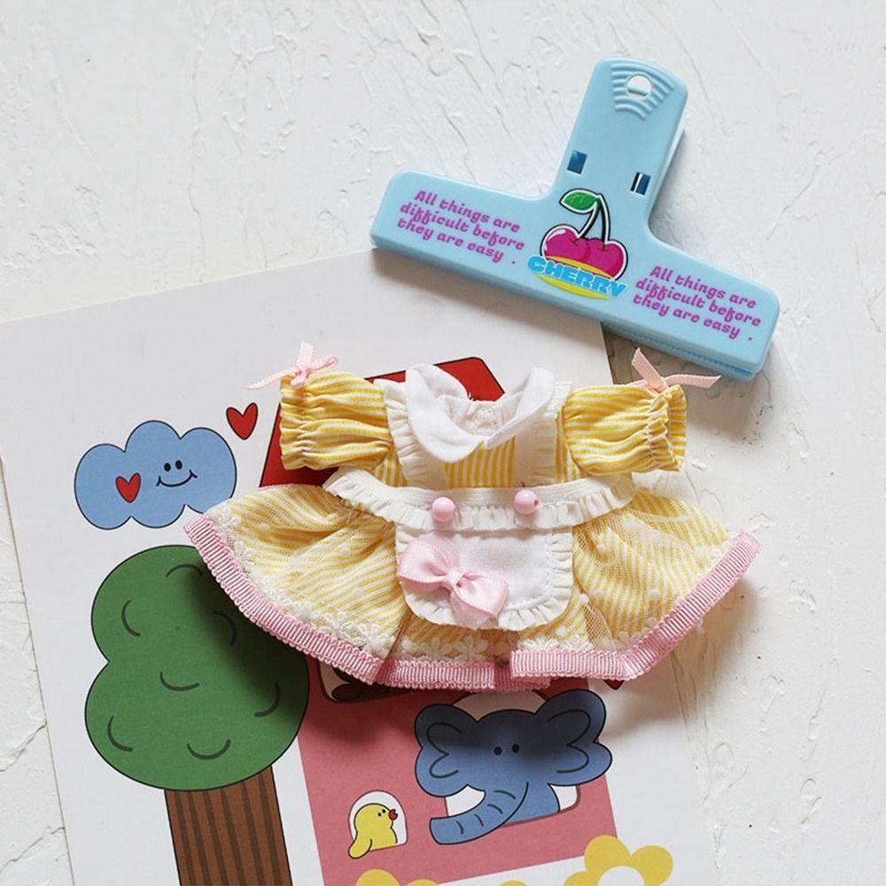 Cute Doll Lovely Clothes Lolita Plush Dolls Clothes Fashion Dresses Skirt  For 10cm Cotton Doll