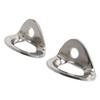 2 Pcs Climbing Bolt Hanger 316 Stainless Steel Large Bearing Capacity Anchor for Carving Aerial Work