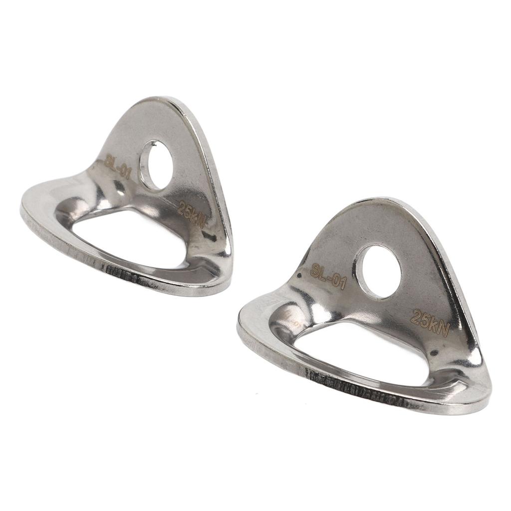 2 Pcs Climbing Bolt Hanger 316 Stainless Steel Large Bearing Capacity Anchor for Carving Aerial Work