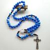 Catholic Beads Rosary Lourdes Medal and for Cross Religious Amulet for Girls Wom