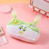 Explosive Hair Ugly Doll Plush Large Intestine Pen Bag Big Eyes Monster Sweet Girl Heart Storage Bag Plush Toy Stationery Box