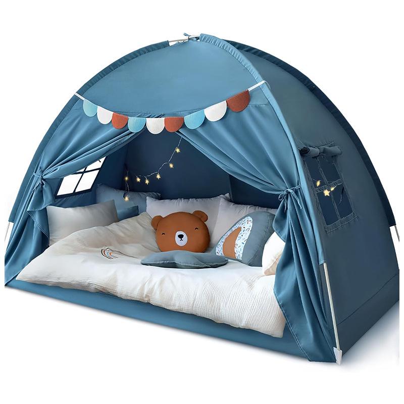Children's Indoor Cotton Tent: Breathable Secret Base Cabin for Sleeping (Kids/Boys/Adults)