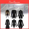 Fashionable Gothic Inspired Overcoat With Regal Tail And Sophisticated Look For Ages 18 To 24