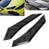 2 Pcs Gloss Black Hood Vents Bonnet Cover Rubber Front Bonnet Vent Universal for Car