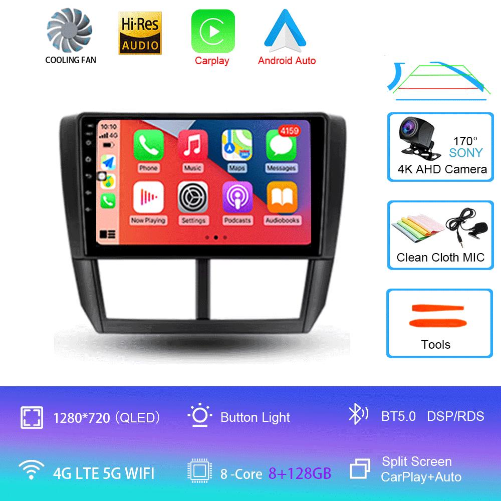 Android 14 For Subaru Forester3 SH 2007-2013 Subaru Impreza GH GE 2007-2011 Car Radio Navigation Multimedia Video Player Stereo