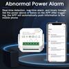 Tuya Smart WiFi Energy Meter with 1/2 CT Clamps for Solar PV System Power Production Consumption Bidirectional Monitoring Meter