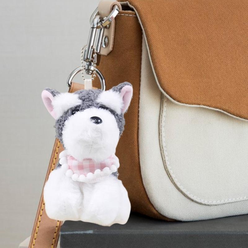 Multipurpose Schnauzer Dog Keychain Fashion Accessory for Pet Lovers and Stylish Individuals In Sturdy PP Cotton