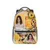 Ghost Halloween Pumpkin Bow Spooky Fall Aesthetic Rucksacks Boys Girls School Carrier Students School Bag Laptop Rucksack Carry Bag