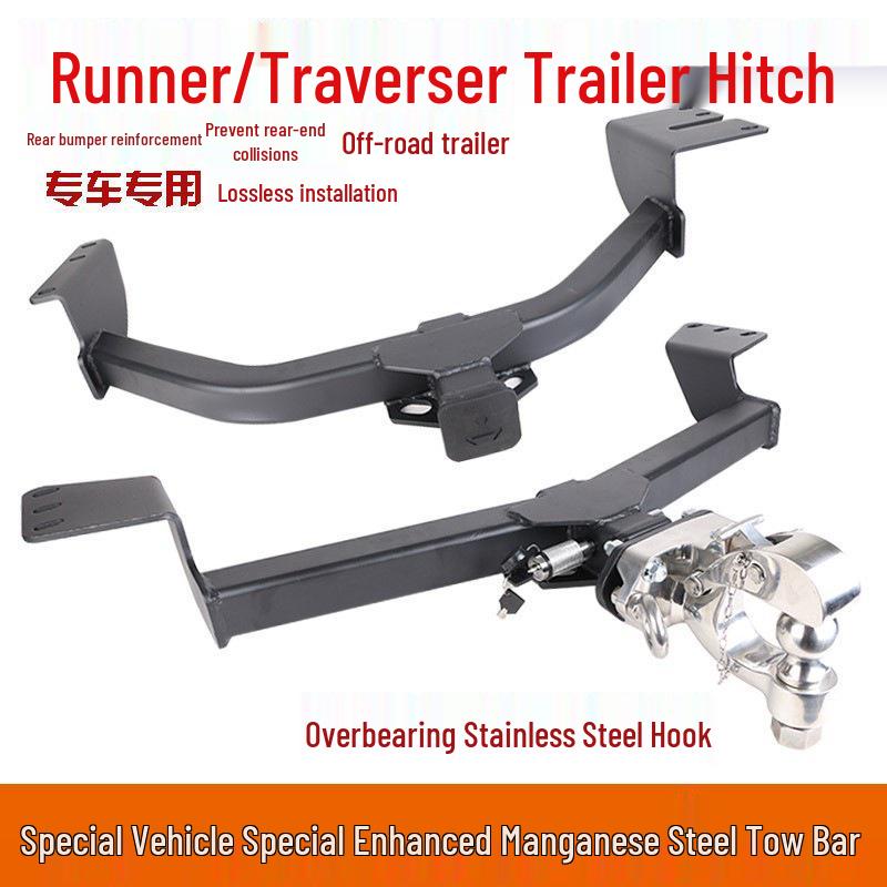 Toyota Fortuner/FJ Cruiser Tow Hook & Bar with Recovery Rack and Rear Trailer Hitch for Yacht