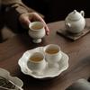 Plant Ash Clay Buddha's Hand Tea Cup High-footed Host Cup Song Dynasty Style Gongfu Tea Set Home Office