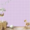 Wallpaper Fabric Pattern Lavender and White for Living Room and Bedroom 50x1000