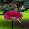 Bird Bath for Outdoors Garden Removeable Stand Bird Bath Bowl with Garden Stake for Courtyard Outdoor Garden Patio Yard Decor