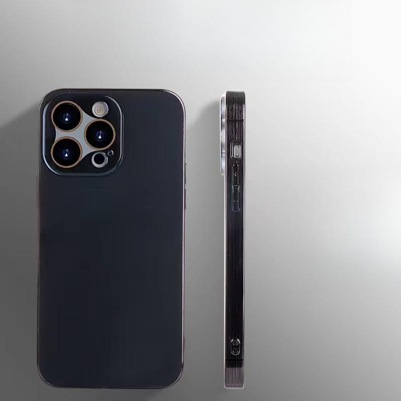 

Подходит для чехла для телефона iPhone16promax, Apple 15 секунд до 16 гальваническое матовое AG матовое 13 титановая жесткая крышка Apple 15