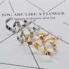 Exaggerated Nightclub, Twisted Crossed Wave Geometric Earrings, Versatile Temperament Simple Earrings E81