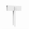 Bi-Fold Door Sliding Lock with Double Rods Metal for Closets, Pantries