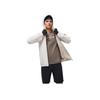 Li-Ning Windproof Water-Repellent Three-Dimensional Cut Fleece Hooded Zip Sports Jacket Men Jackets Mica-Gray AFDU089-1