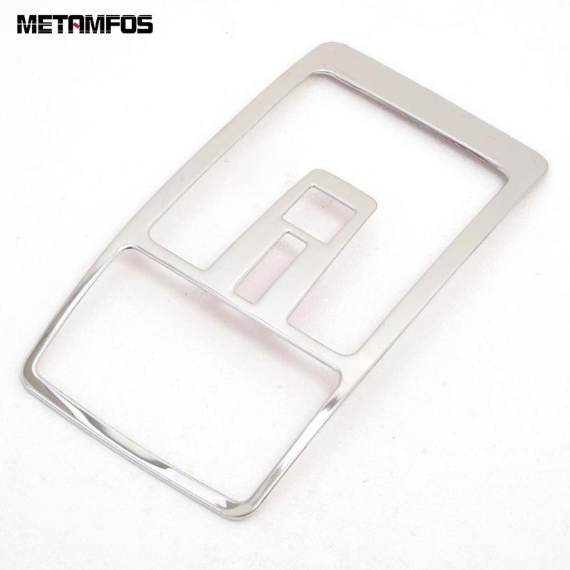 For Cadillac SRX 2010 2011 2012 2013 2014 2015 2016 Stainless Steel Interior Reading Light Lamp Cover Trim Frame Accessories