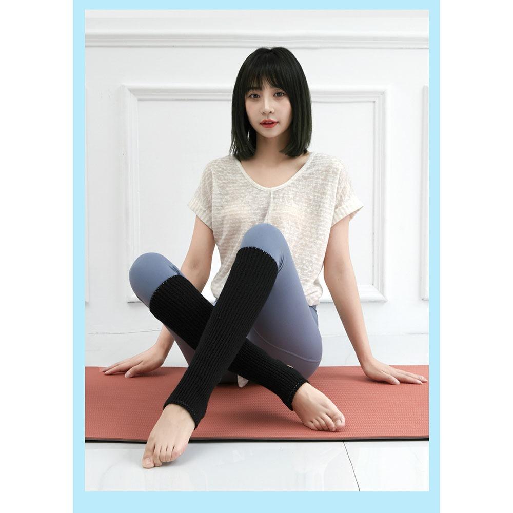 Fluffy Goth Accessories Knit Long Socks Gothic Lolita Foot Covers Fashion Leg Warmers  Women