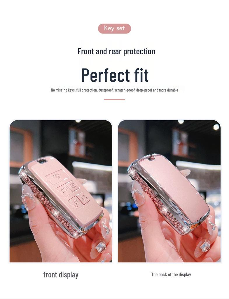 Land Rover Schlüsseletui für Evoque, Defender 110, Discovery 4, Range Rover Sport 5, Velar, SVR Autoschnalle