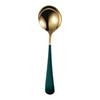 Stainless Steel Dessert Spoon Smooth Modern Spoons Design Coffee Soup Edge Kids Rust-Proof Dishwasher