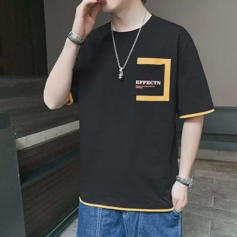 Men's Fashionable Summer Short-Sleeved T-Shirt and Shorts Set