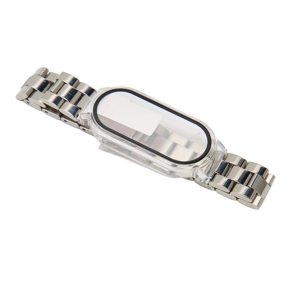 Bracelet de Montre Facile à Ajuster Entièrement en Acier Inoxydable Bracelet de Remplacement pour Band 7