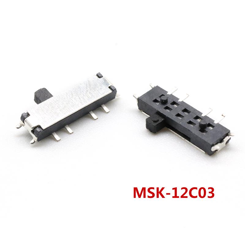 10PCS Mini Slide Switch DIP PCB Toggle Switch SPST SPDT 2/3 Pin Tactile Switch for Electronic Projects