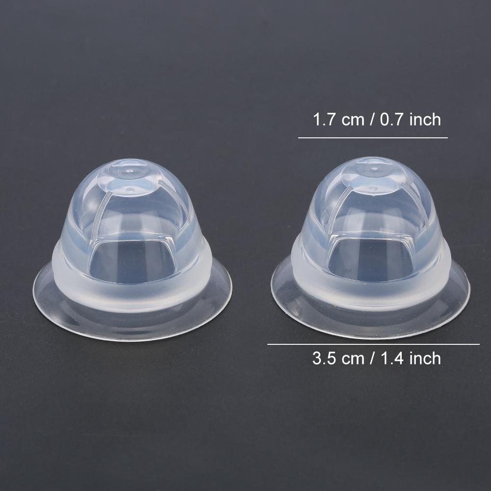 1 Pair/Set Silicone Nipple Corrector Nipple Pullers for Flat Inverted Nipples Breastfeeding Aid