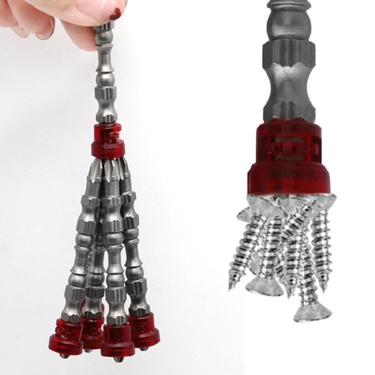 Shock Absorbing Magnetic Screwdriver Heads Double/Single End Steel Improved Durability Suitable For Building Repair Work