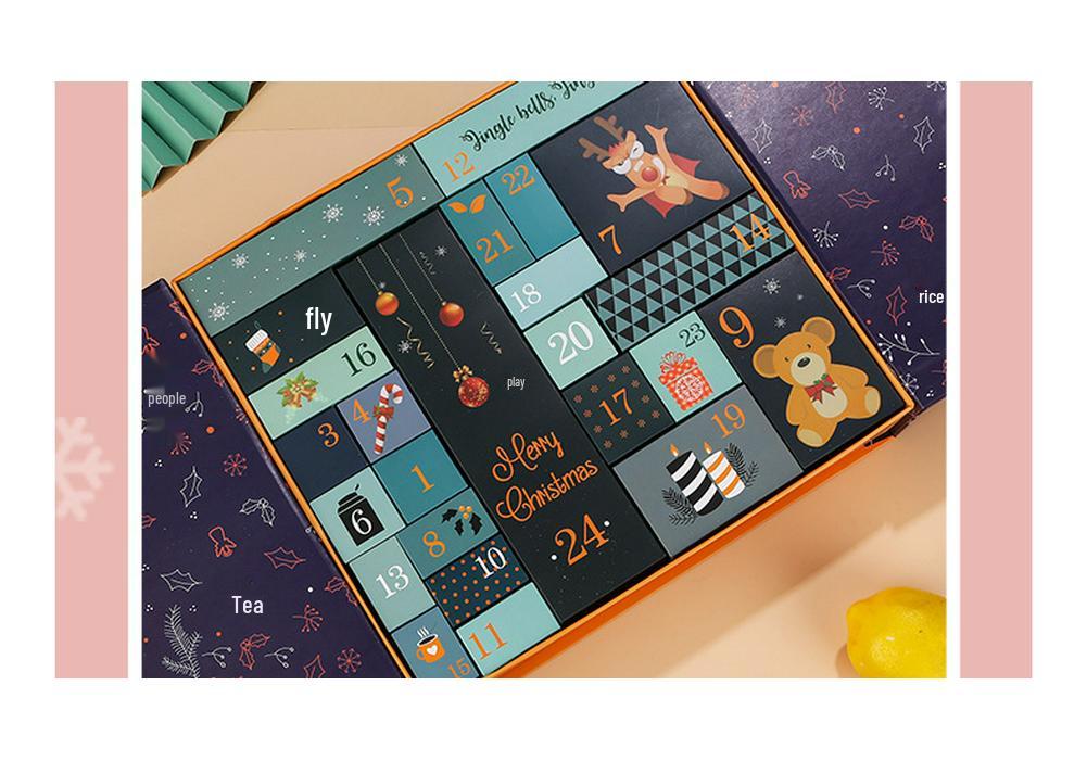 Weihnachts-Adventskalender 2025: Leere Geschenkbox für Freund