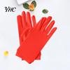 Satin Elastic Gloves 1 Pair Short Thin Dance Breathable Non-slip Solid Color Sweat-absorption Milk Silk Stretch Costume Accessories