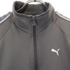 Puma Track Jacket M Gray Jersey Women Used