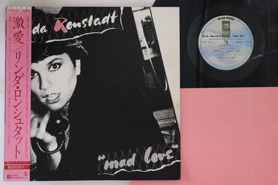 LP Record LINDA RANSTADT - Mad Love P10799Y ASYLUM 1980 Japan Obi Rock Used