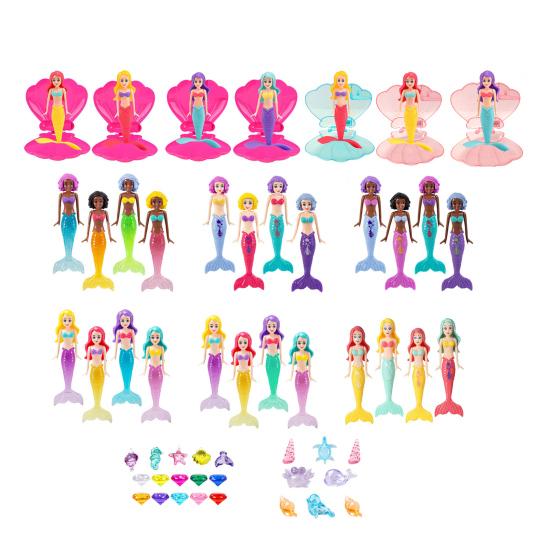 Mermaid Dive Toys Set for Kids Water Activated Diving Pool Toys Water Play Toys Gift for Divers And Water Lovers