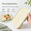 Eco-Friendly Biodegradable Cornstarch Five-Compartment Bento Box