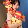 Cute 2025 Snake Year Mascot Toy Rich Snake Fortune Doll Lucky Snake Doll Plushies  Children