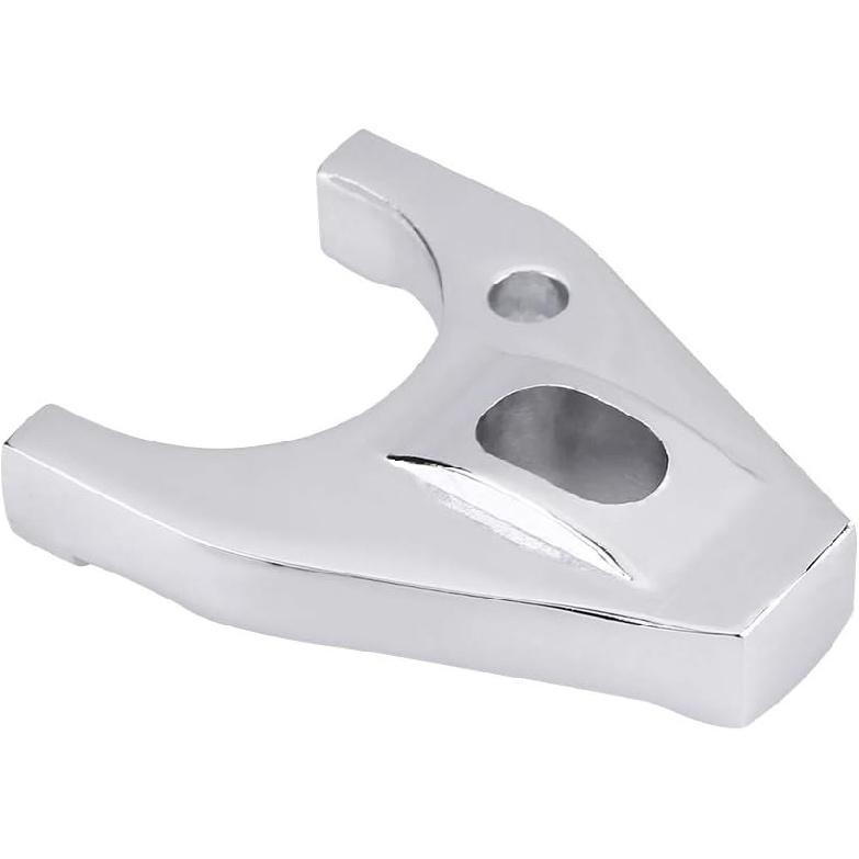 SBC Verteilerhalterung, Chrom Billet Aluminium Verteilerklemme Halterung mit Schraube für SBC BBC SB BB HEI Elektronisch