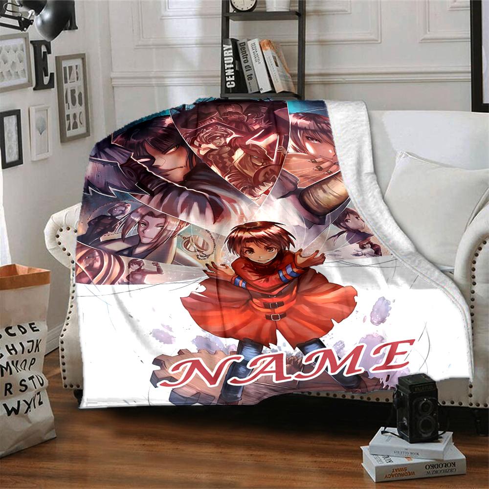 Custom 1pc Heroes Realm Blanket, Soft And Comfortable Blanket, Casual Warm, Camping Travel Blanket, Birthday Gift Q91394