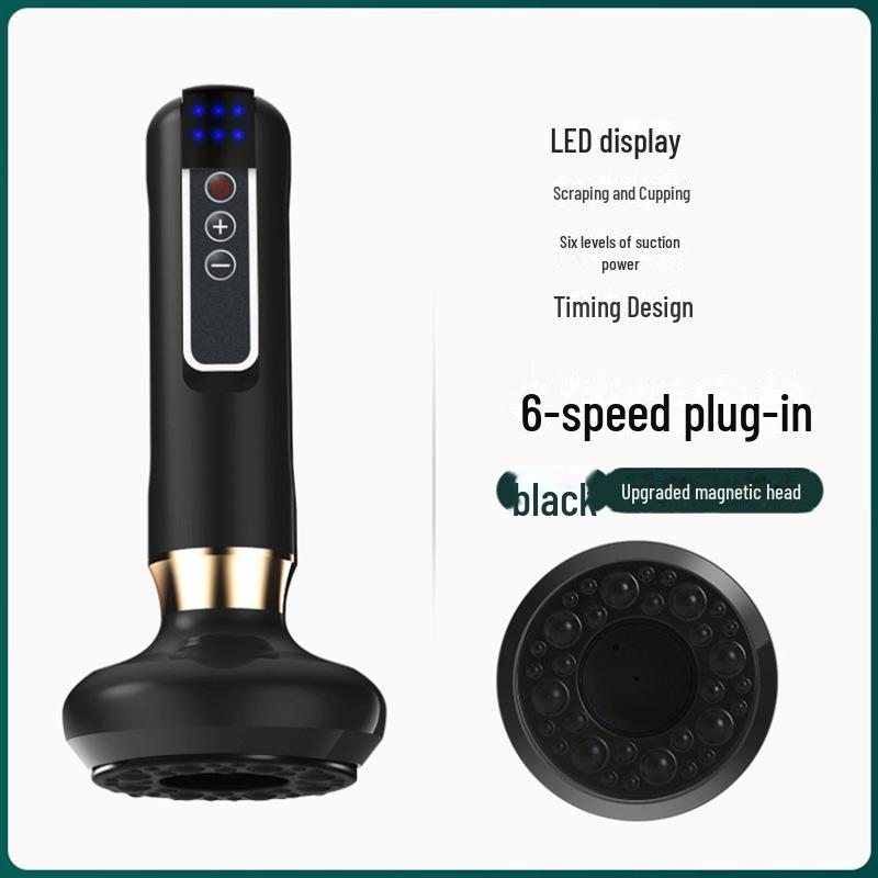 

Электрический инструмент для массажа меридианов и всасывания – интеллектуальный баночный инструмент с камнем Бянь для домашнего использования Chinese Packaging