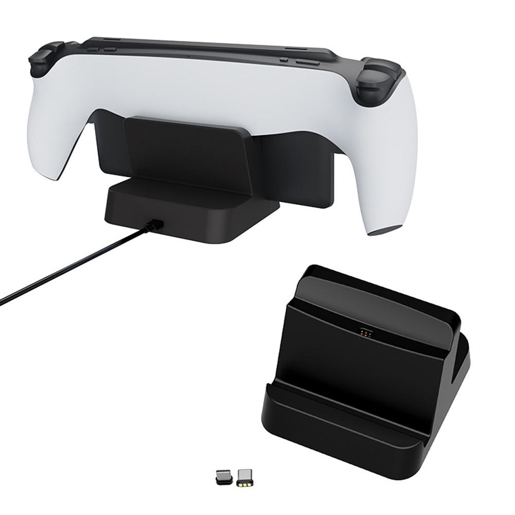 Controller Charging Station Fast Controller Charger with Type-C Adapter Charging Stand Dock Suitable for PS5 Portal