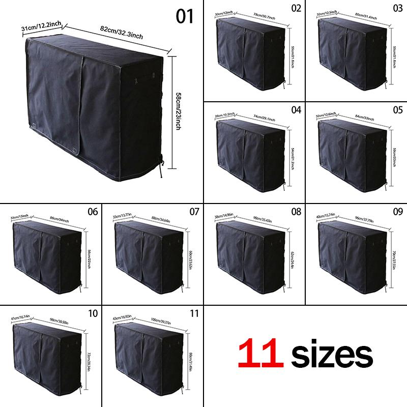 Outdoor Air Conditioner Cover Sun Protective For Outside Unit Universal AC Unit Cover Waterproof Dust Protective Cover
