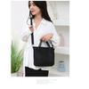 Japanese Style Canvas Tote Bag for Women, Multi-Layer Handheld Purse, Large Capacity Casual Bucket Handbag for Daily Commute KTB