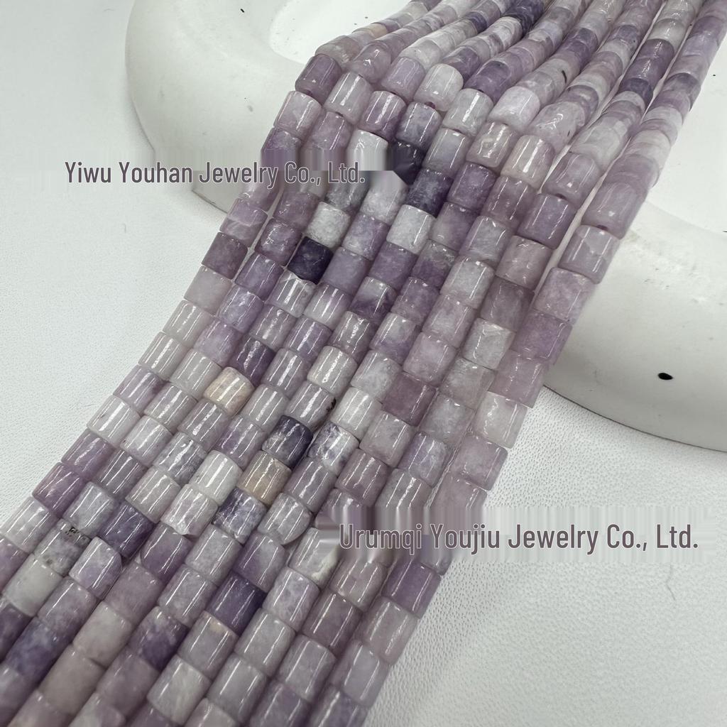 4x4mm Natural Stone Cylinder Beads for Handmade DIY Jewelry, Bracelets & Necklaces