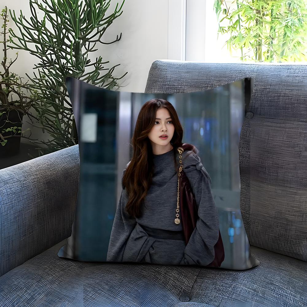 

A-ActorS B-BaifernS Cushion Cover Comfortable Reversible Pillow Cover Ideal for Car Sofa Bedroom & Beyond 12x12Inch