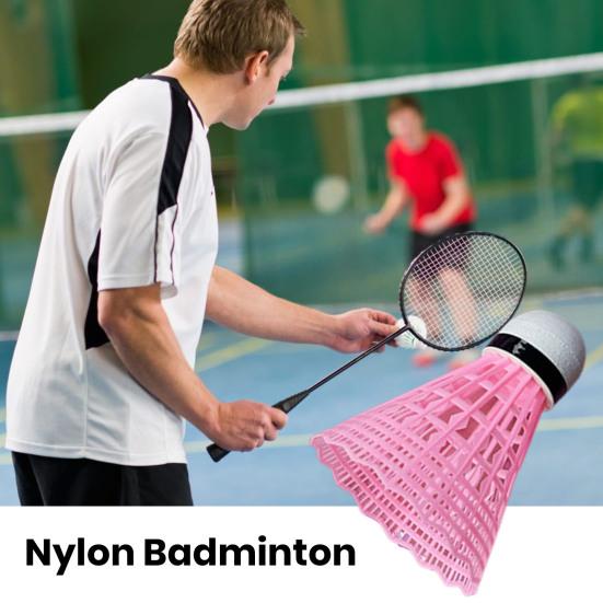 10 ks Nylon Badminton Stabilní Odolné Nylonové péřové míčky Mládežníci Trénink vnitřního venkovního badmintonu