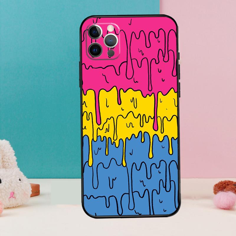 Pastell Kawaii Schmelzendes LGBTQ Design Handyhülle Für iPhone 17 Air 16 15 14 12 11 13 Pro Max 12 13 mini 15 16 Plus 16e Hülle Coque