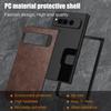 PU-Ledertasche für Google Pixel Fold 5G, schlicht im Business-Stil, Hart-PC mit PU 2-in-1-Material