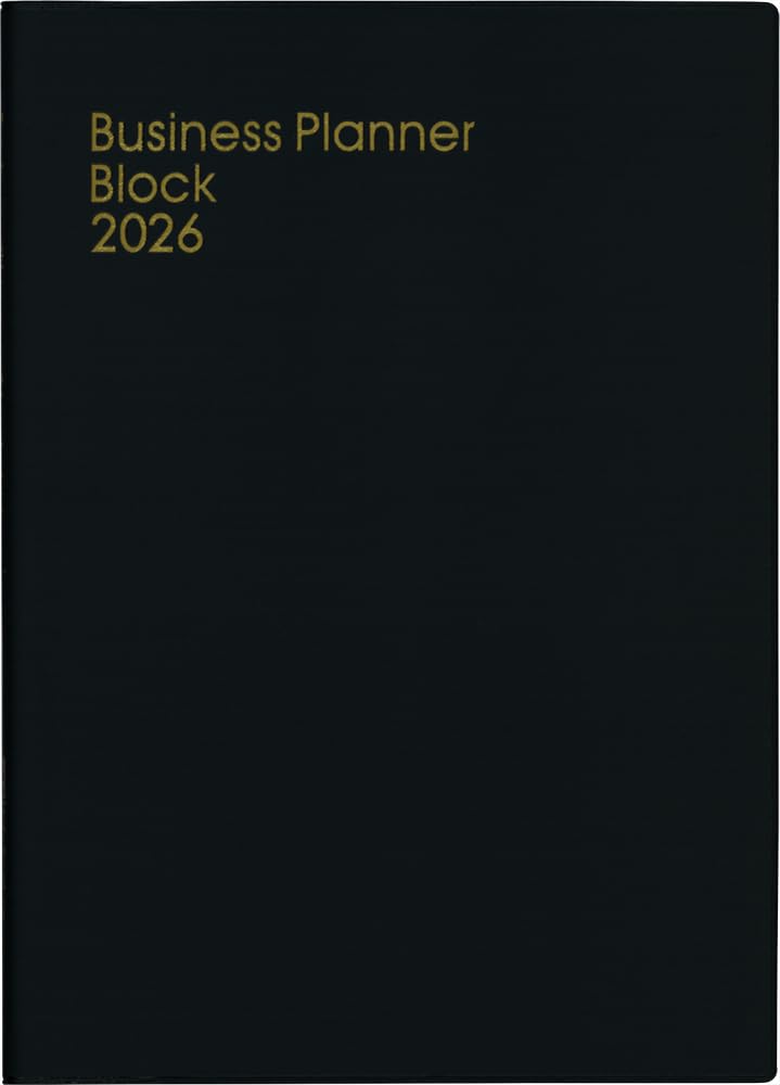 

Hakubunkan 2026 B5 Weekly Business Block 218 January Planner, Black, No. (Starts 2026) чёрный